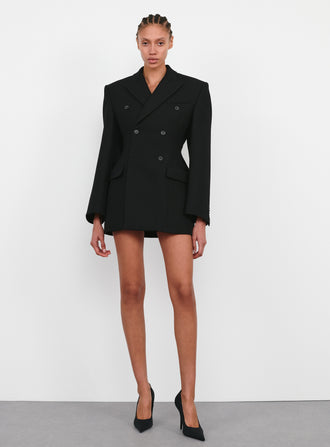 Double Breasted Contour Blazer