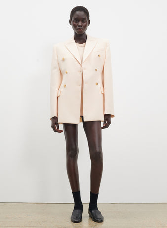 New Double Breasted Contour Blazer