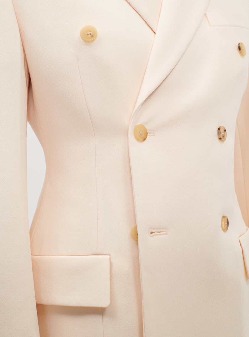 New Double Breasted Contour Blazer