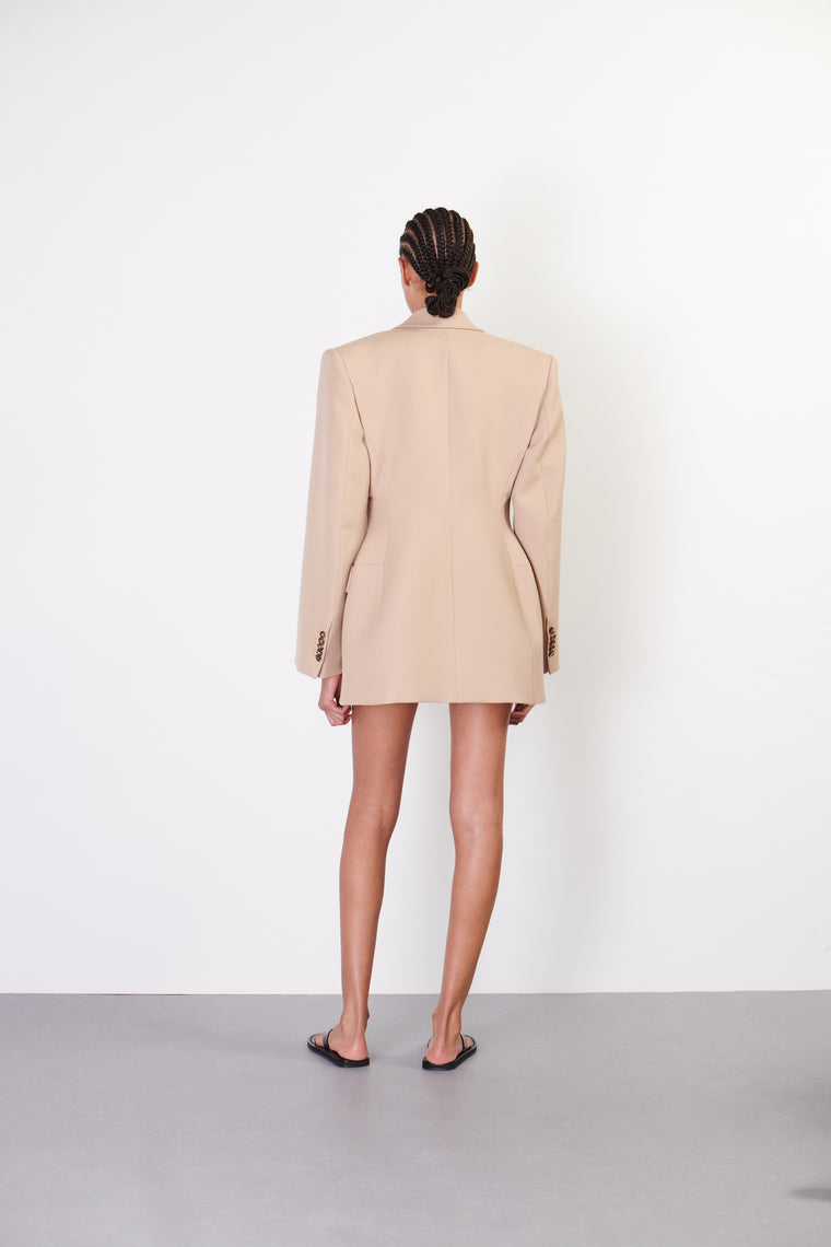 Double Breasted Contour Blazer