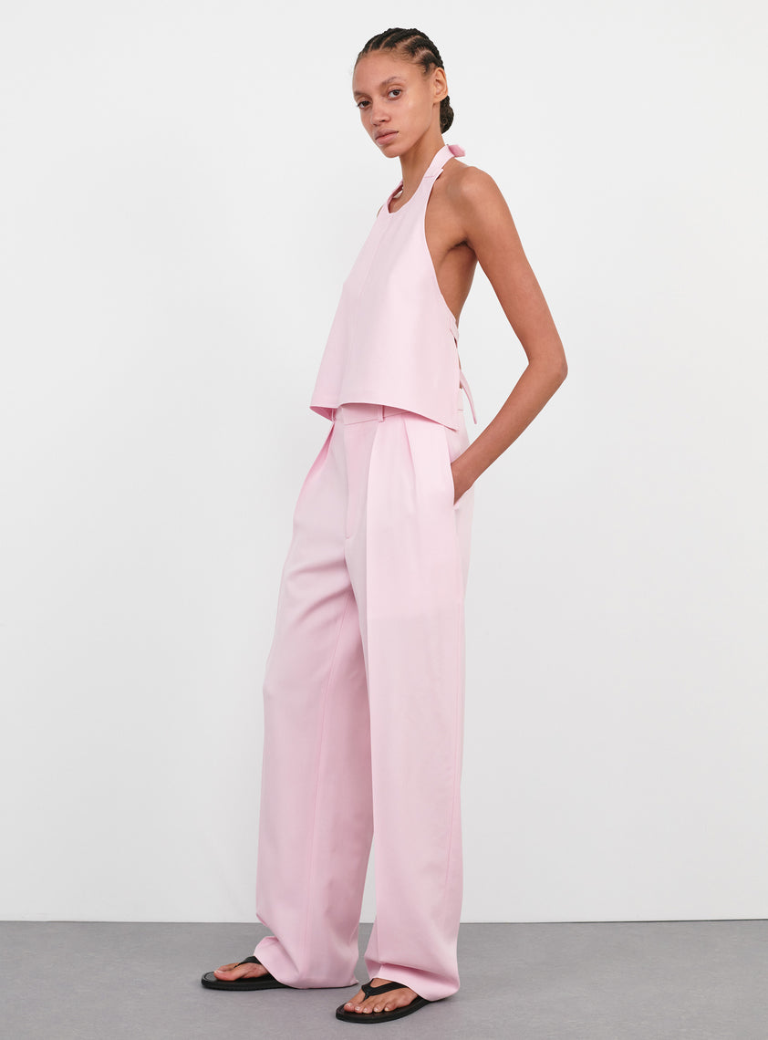 Backless Halter Top