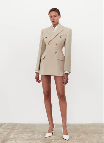 New Double Breasted Contour Blazer