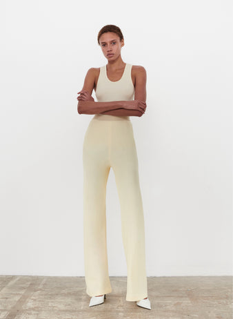 Crepe Bias Cut Pant