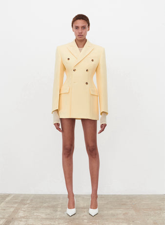 Exclusive Double Breasted Contour Blazer