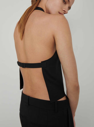 Backless Halter Top