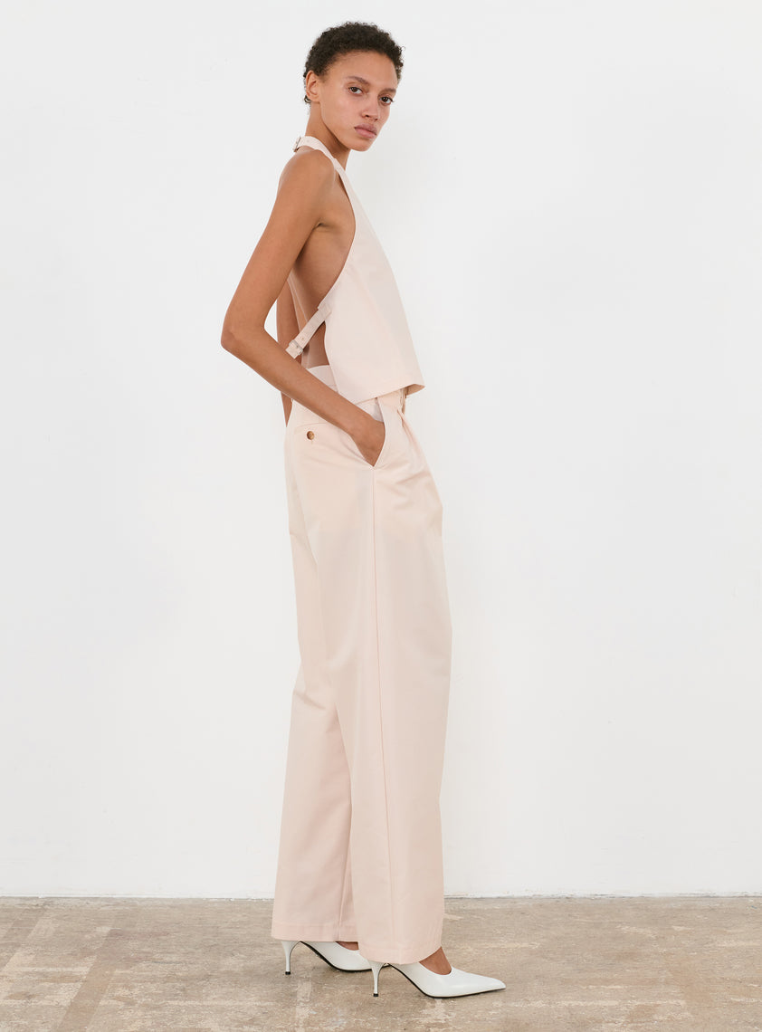 Clean Backless Halter Top