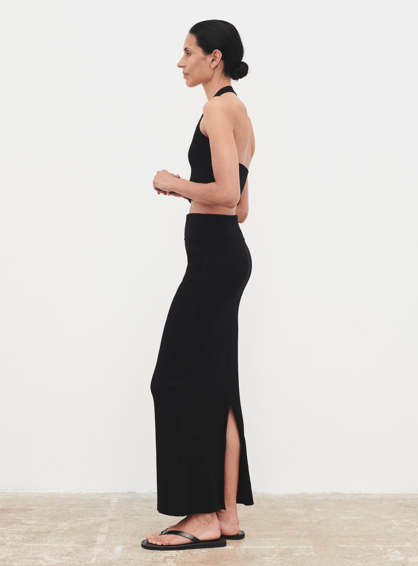 Knit Column Skirt