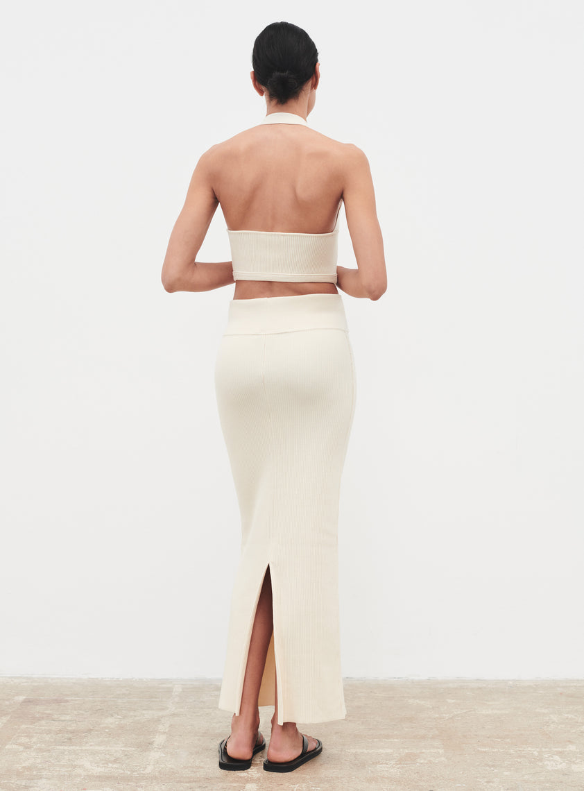 Knit Column Skirt