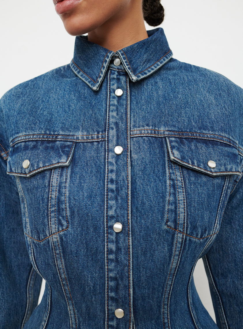 Denim Contour Jacket