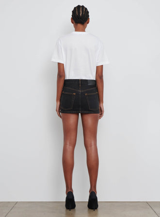 Denim Micro Mini Skirt