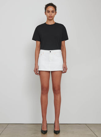 Denim Micro Mini Skirt