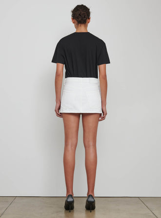 Denim Micro Mini Skirt