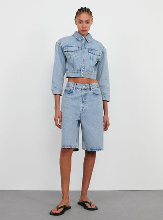 Denim Crop Jacket