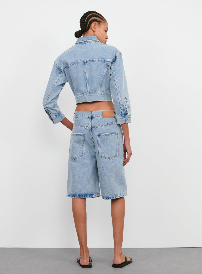 Denim Crop Jacket