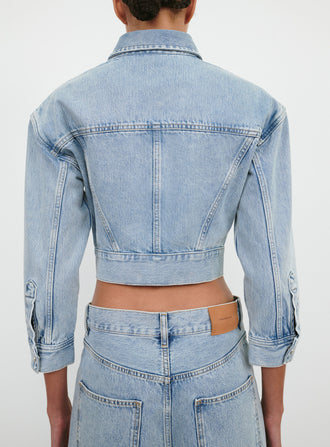 Denim Crop Jacket