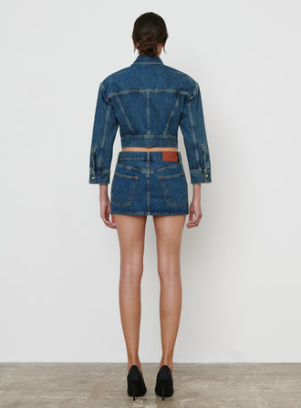 Denim Crop Jacket