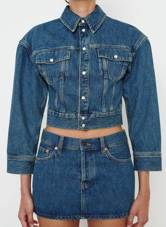 Denim Crop Jacket