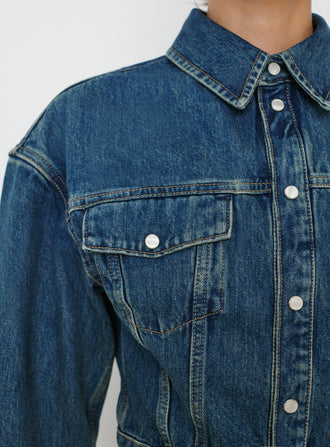 Denim Crop Jacket