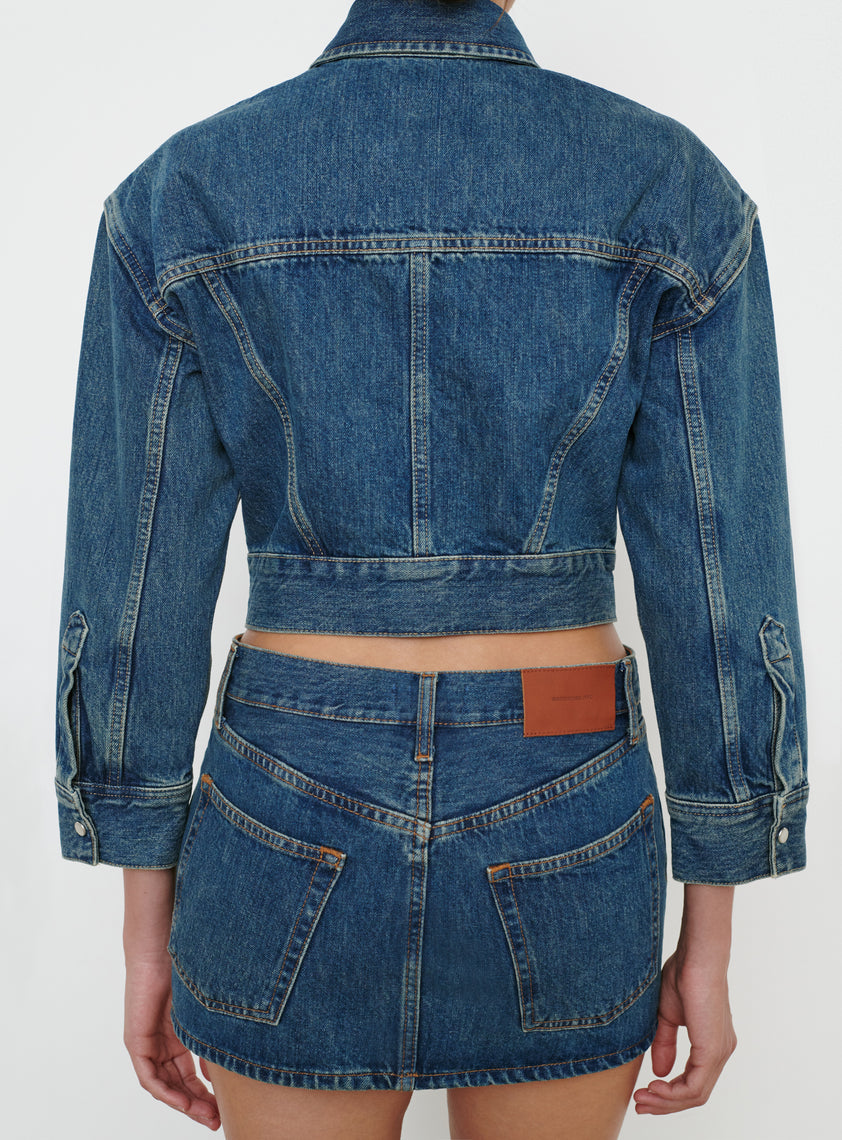 Denim Crop Jacket