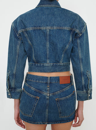 Denim Crop Jacket