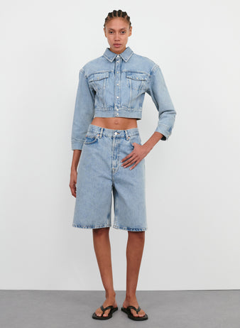 Denim Low Rise Short