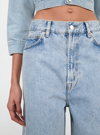 Denim Low Rise Short