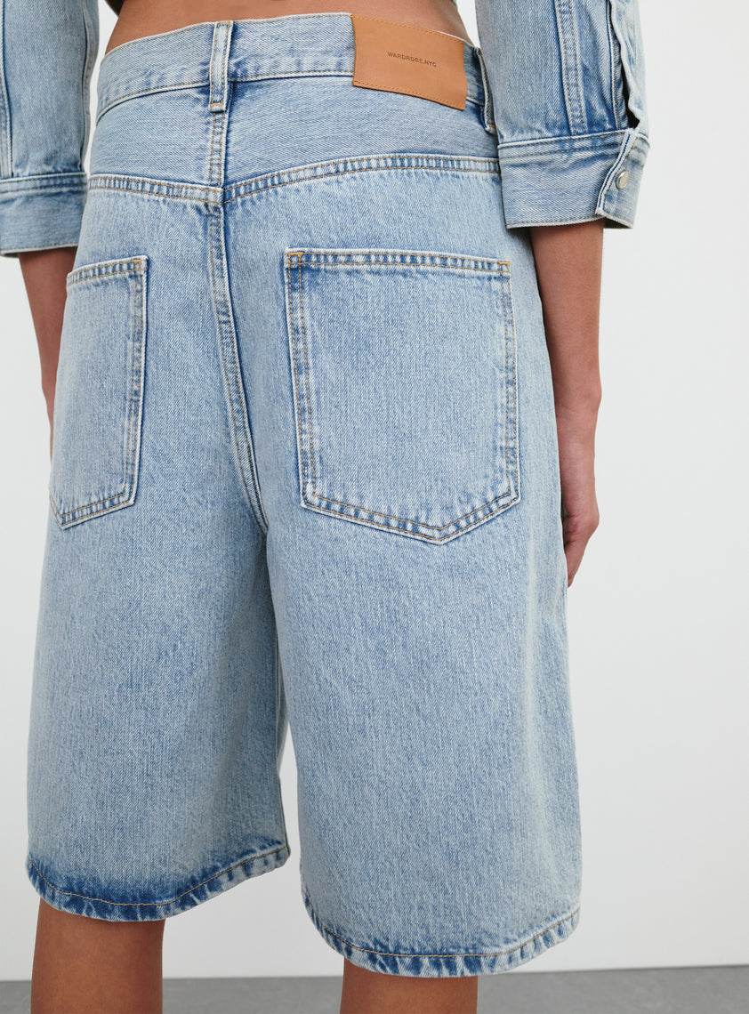 Denim Low Rise Short