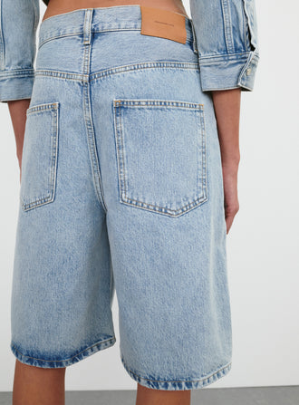 Denim Low Rise Short