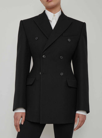 Double Breasted Contour Blazer