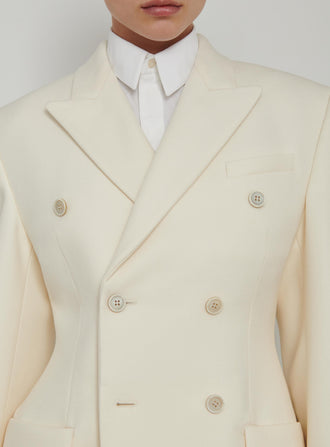 Double Breasted Contour Blazer