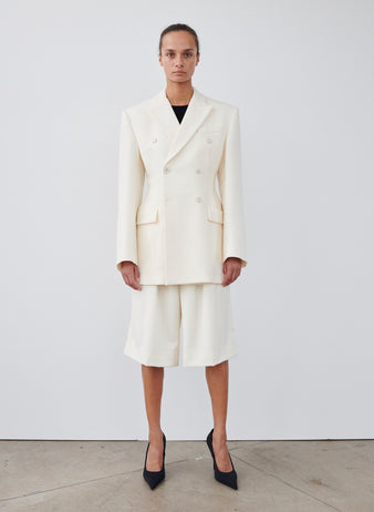 Double Breasted Contour Blazer