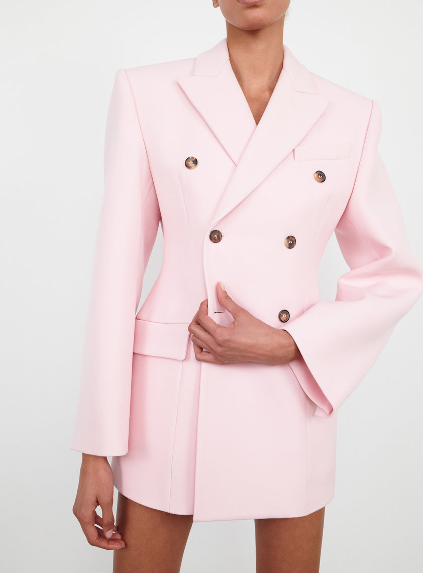 Double Breasted Contour Blazer