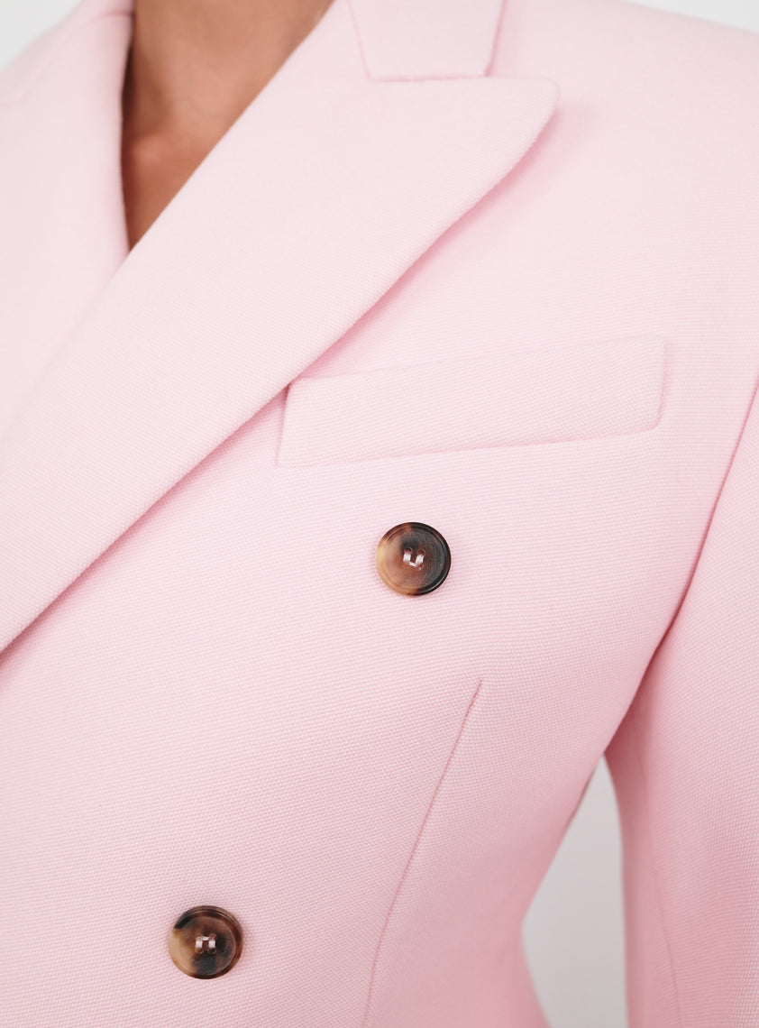 Double Breasted Contour Blazer