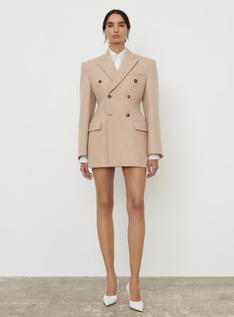 Double Breasted Contour Blazer