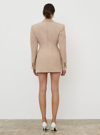 Double Breasted Contour Blazer