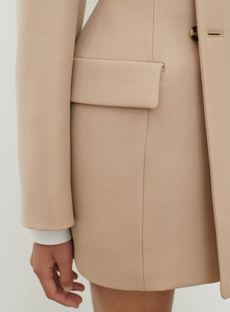 Double Breasted Contour Blazer