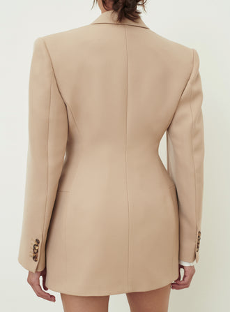 Double Breasted Contour Blazer