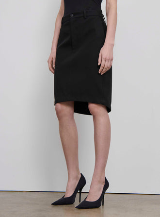 Drill Pencil Skirt