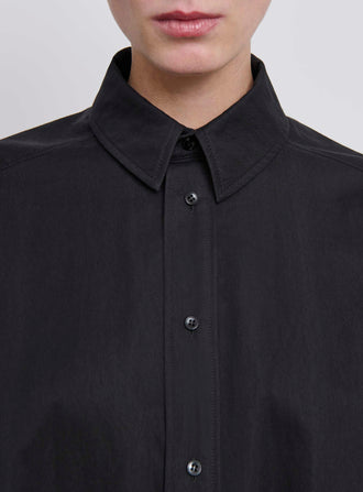 Drill Shirt Dress Mini