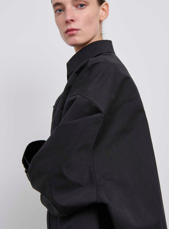 Drill Shirt Dress Mini