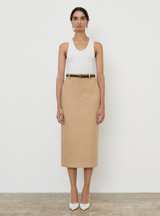 Drill Midi Skirt