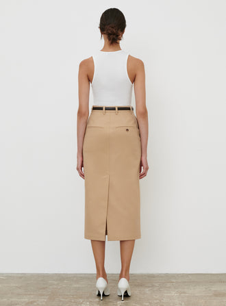 Drill Midi Skirt