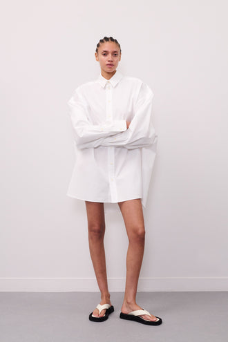 Oversize Shirt Dress Mini