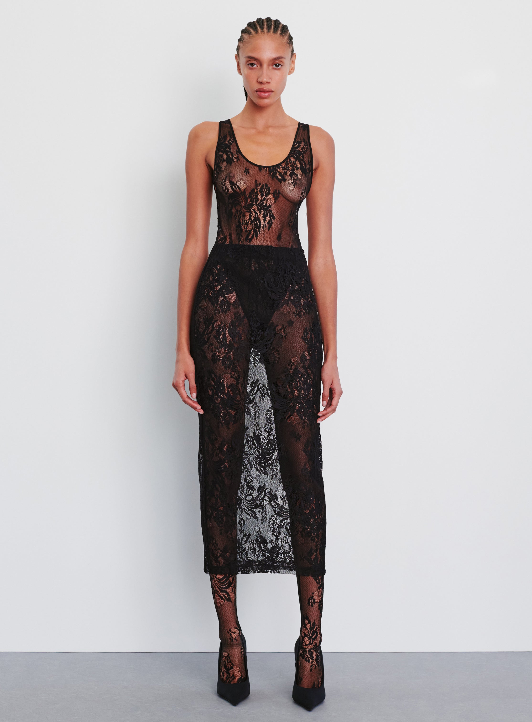 Evening Lace Tank Bodysuit – WARDROBE.NYC