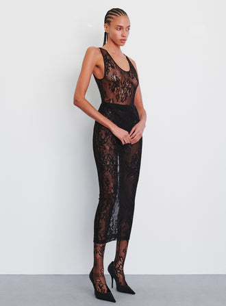 Evening Lace Tank Bodysuit