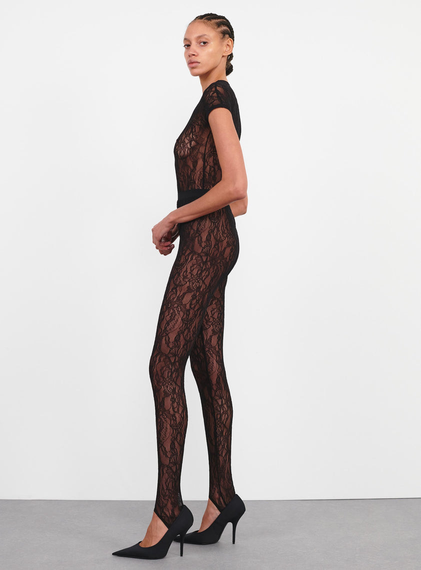 Lace Stirrup Legging