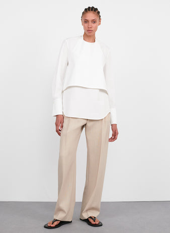 Layered Halter Shirt