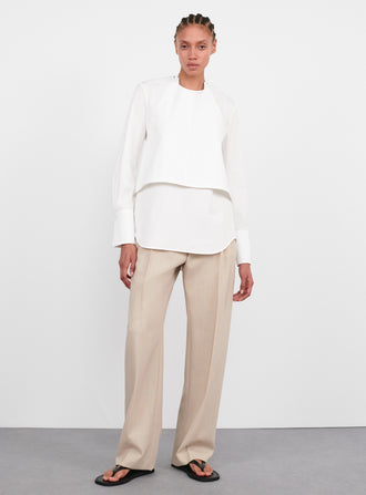 Layered Halter Shirt