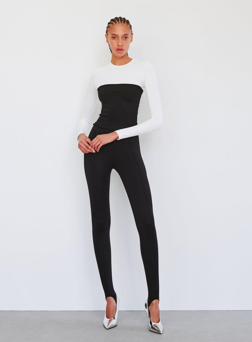 Opaque Stirrup Legging