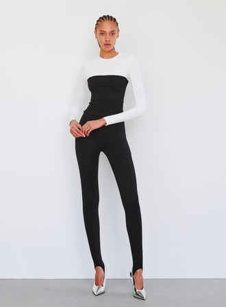 Opaque Stirrup Legging